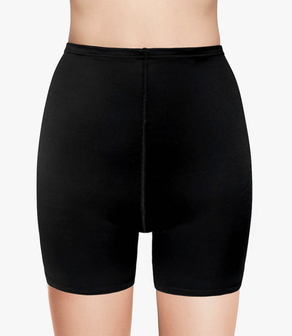 Shorts de compresión médica negros para uso postquirúrgico y diario, cómodos y ajustados