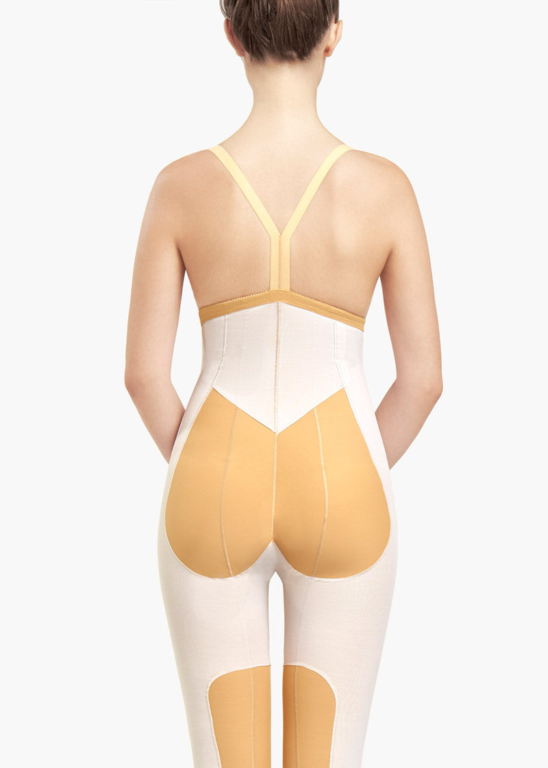 Faja Abdominal Encima Rodilla beige, Refuerzos VOE