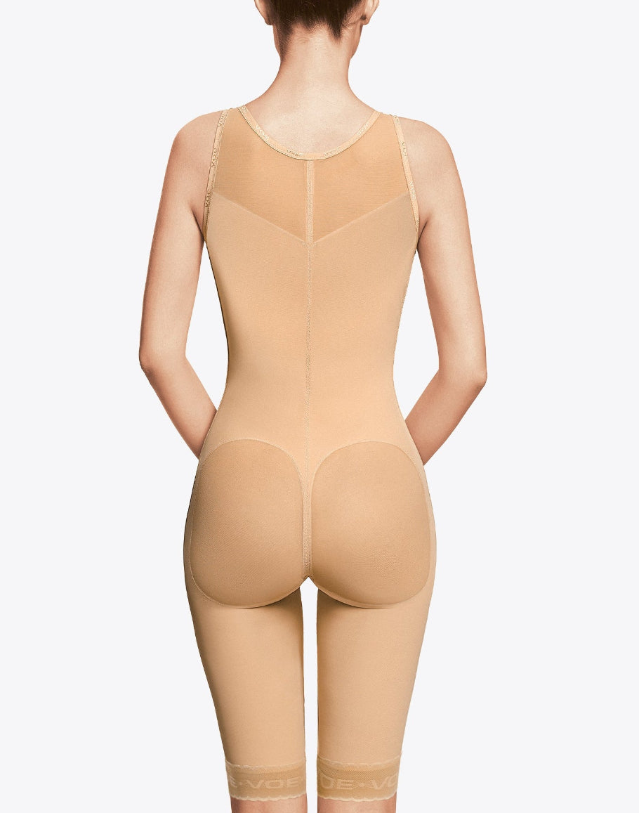 Faja postquirúrgica de compresión médica con soporte lumbar y glúteo, diseño cómodo y ajustado