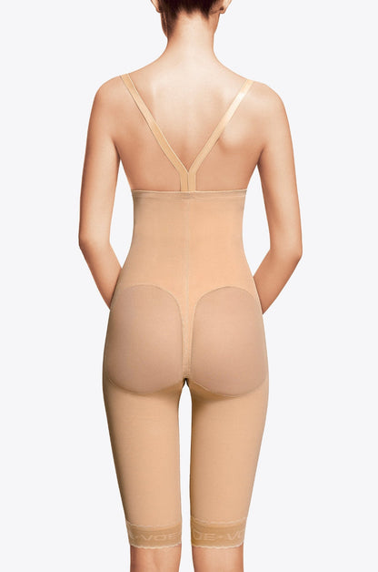 Faja postquirúrgica de compresión médica con soporte lumbar y glúteo, diseño cómodo y discreto