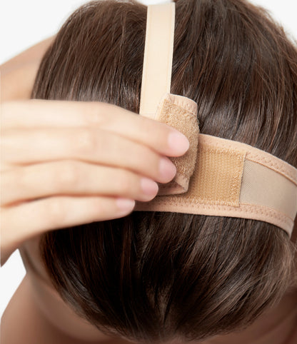 Cinturón de compresión médica ajustable para cabeza, ideal postquirúrgico y uso diario, cómodo y seguro.