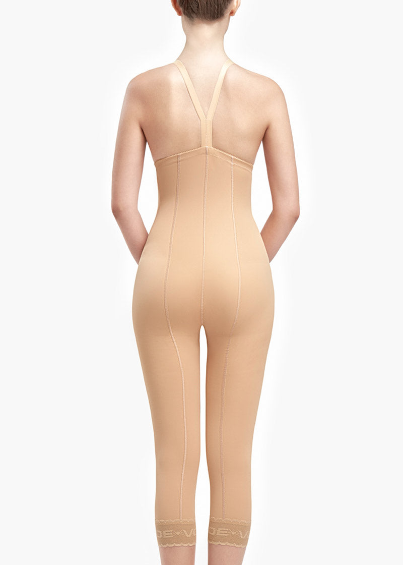 Faja abdominal debajo rodillas, espalda VOE