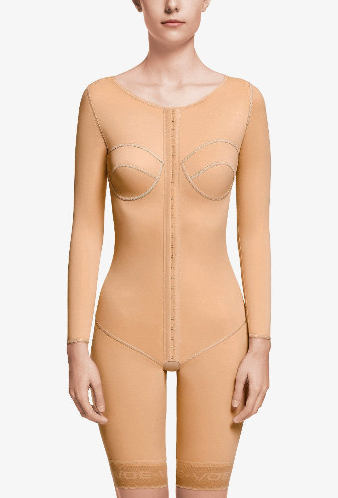 Body Completo Por Encima de Rodilla beige VOE