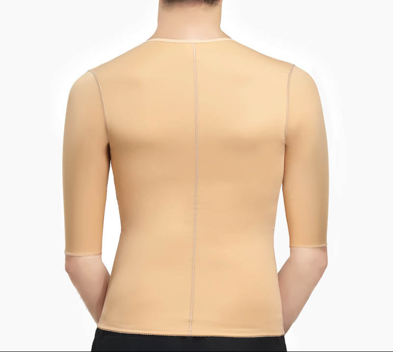 Camiseta de compresión médica postquirúrgica para espalda y torso, diseño ajustado y cómodo