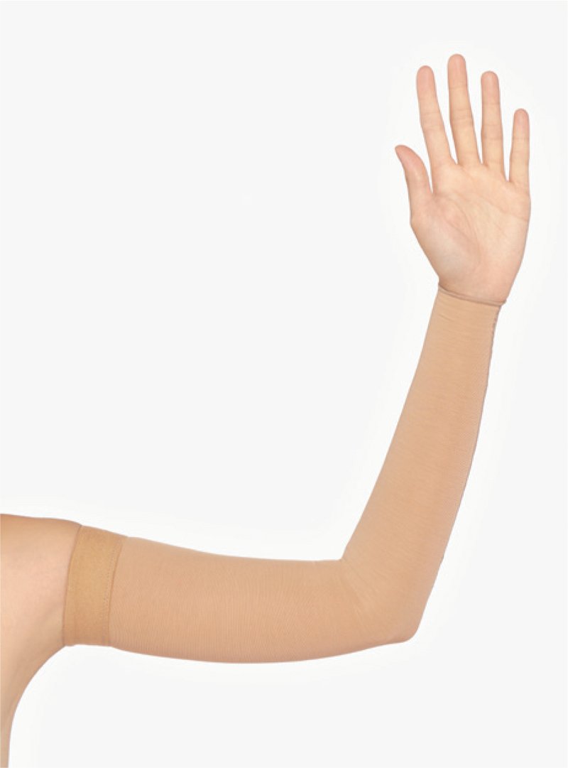 Manga de compresión médica para brazo, cómoda y segura para uso postquirúrgico o diario