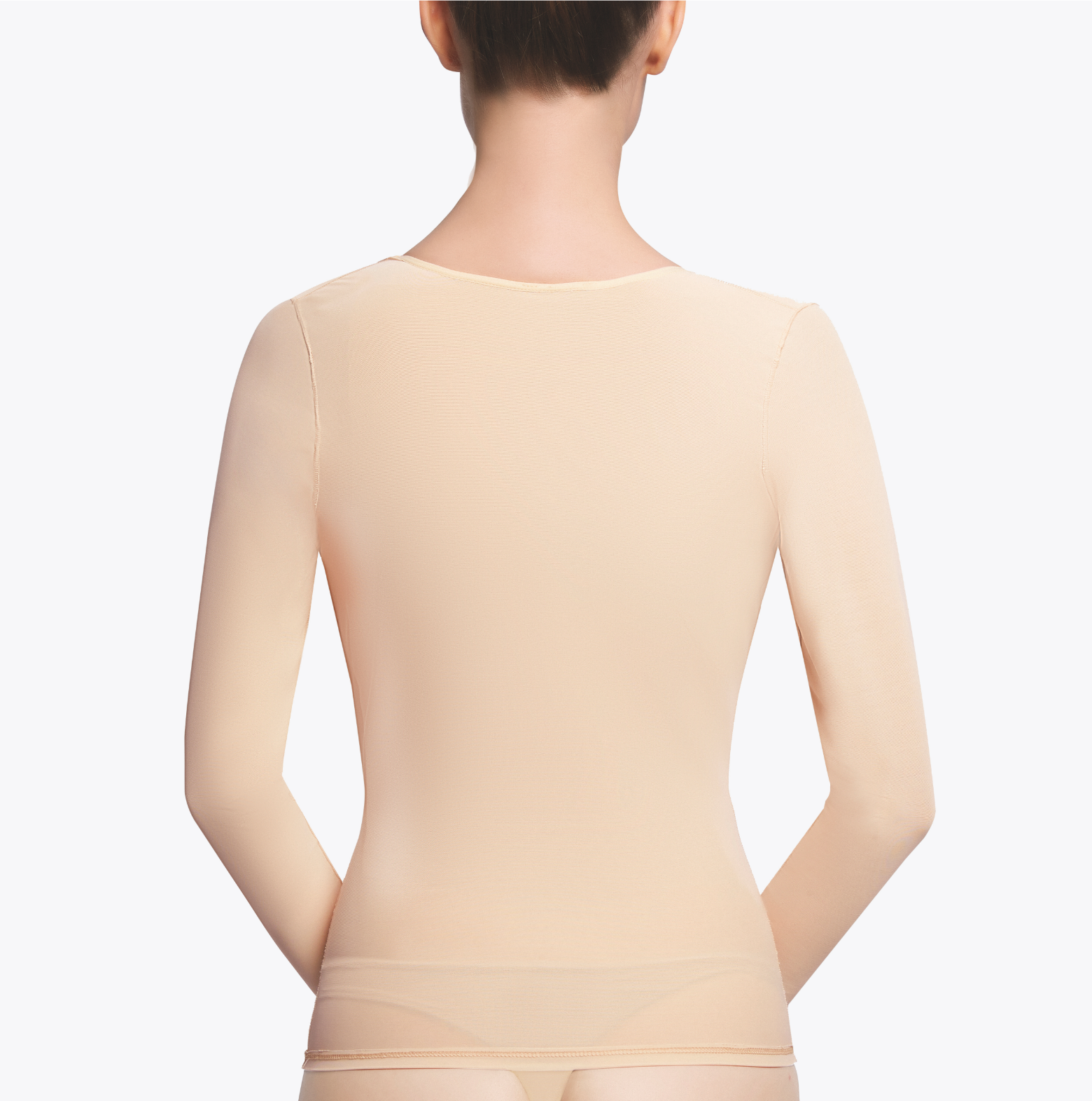 Camiseta de compresión médica postquirúrgica para mujer, manga larga y ajuste cómodo