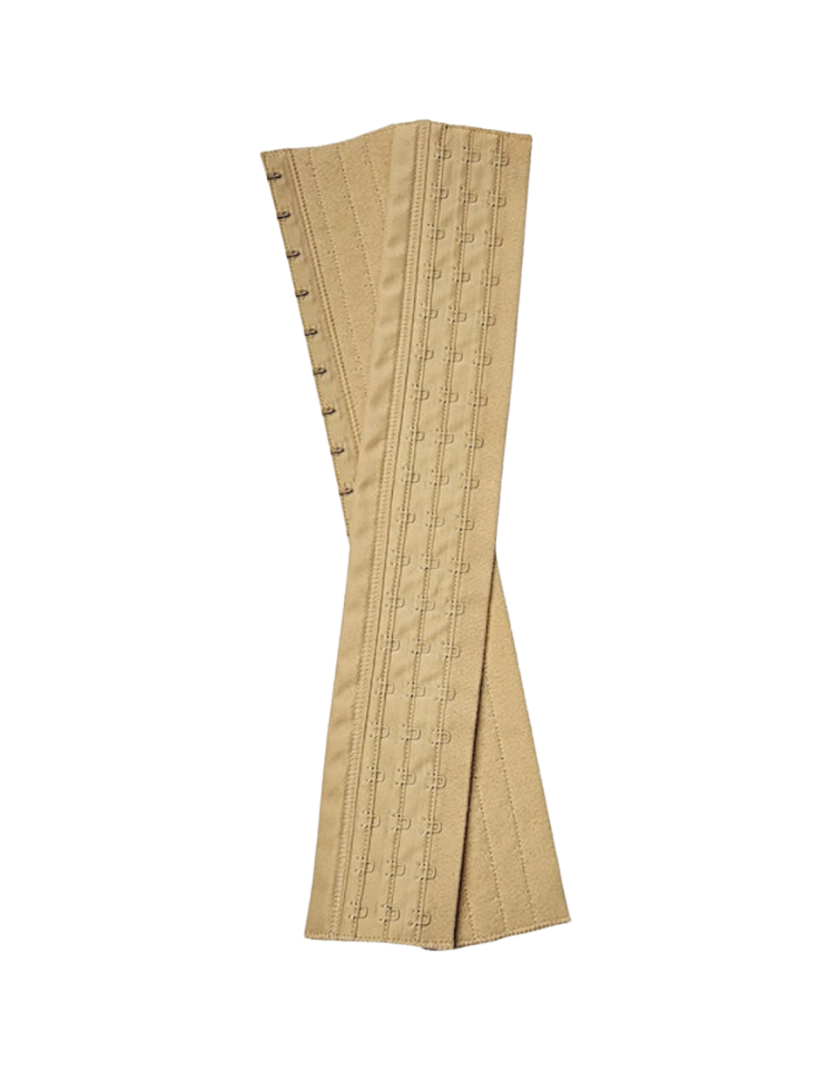 Alargo faja 26 corchetes beige VOE