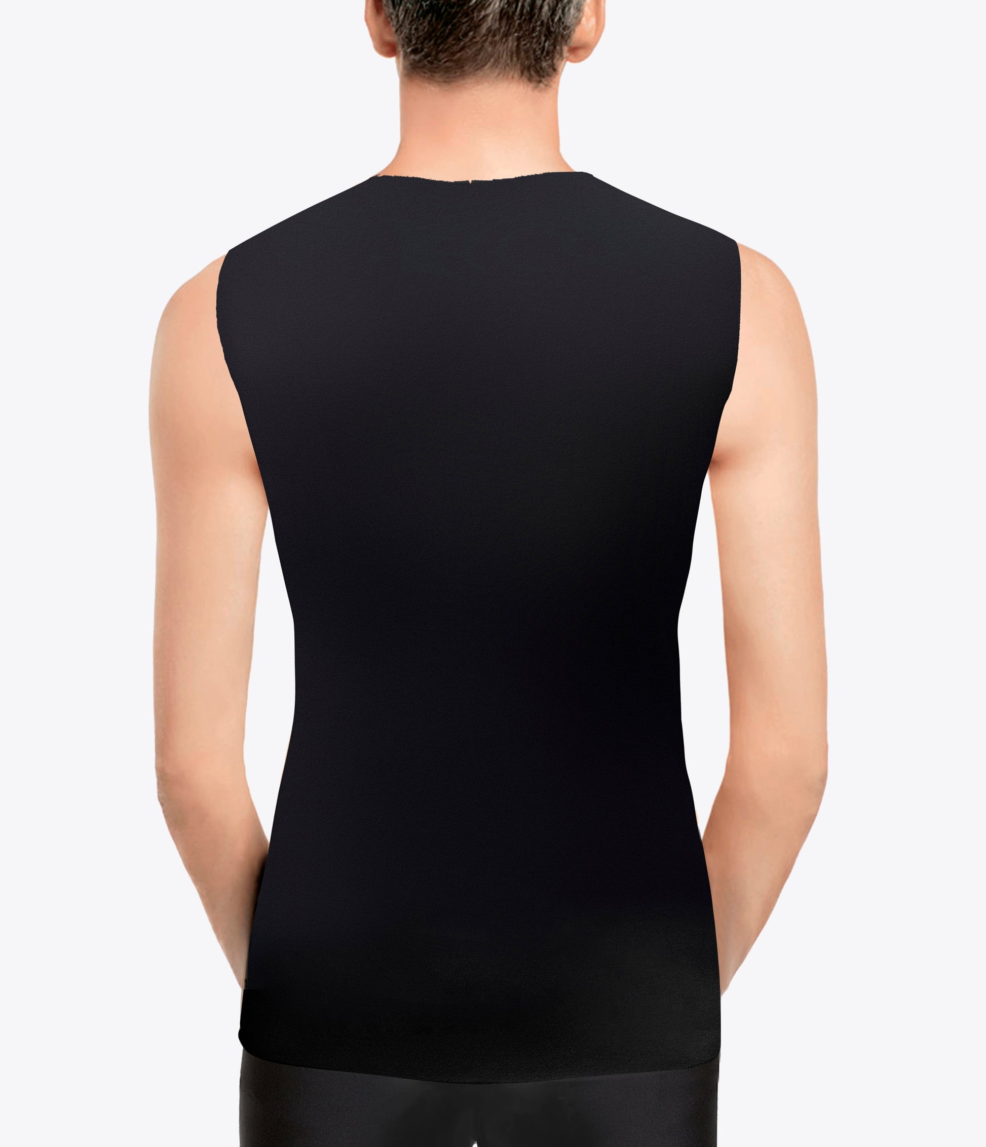 Camiseta de compresión médica sin mangas para uso diario y postquirúrgico, cómoda y segura