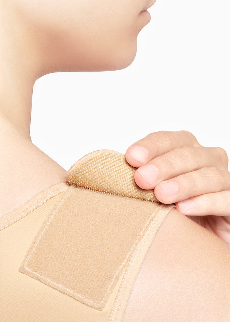 Prenda de compresión médica ajustable con cierre de velcro para hombro, cómoda y segura postquirúrgica